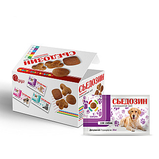Гранула "СЬЕДОЗИН" для собак 1 шт, 40 кг