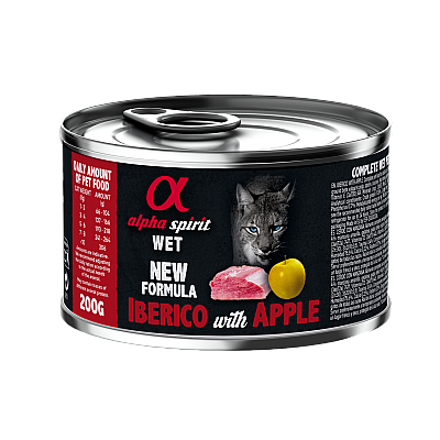 Влажный корм для котов Alpha Spirit Iberian Pork With Yellow Apple , свинина с яблоком