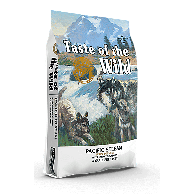 Сухий корм для цуценят Taste of the Wild Pacific Stream Puppy Formula з копченим лососем 12.2 кг