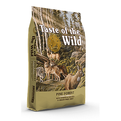 Сухий корм для собак всіх порід та всіх стадій життя Taste of the Wild Pine Forest Canine Formula з олениною