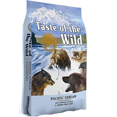 Сухий корм для собак Taste of the Wild Pacific Stream Canine Formula  з копченим лососем