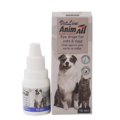 Глазные капли AnimAll VetLine для кошек и собак
