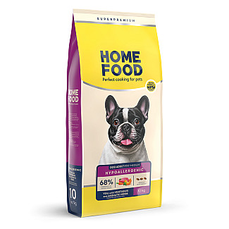 Сухий корм для собак дрібних і середніх порід Home Food (Хоум Фуд) DOG ADULT MINI/MEDIUM Гіпоалергенний «Телятина з овочами», 10 кг