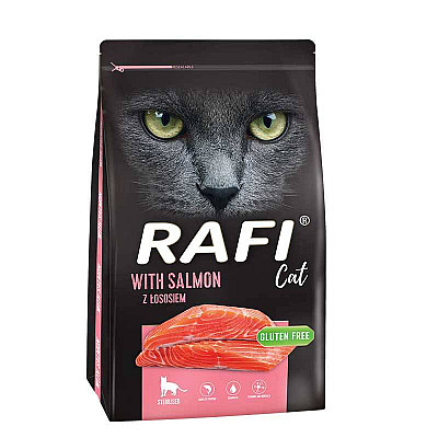 Сухой корм для стерилизованных кошек RAFI Cat Sterilized с лососем