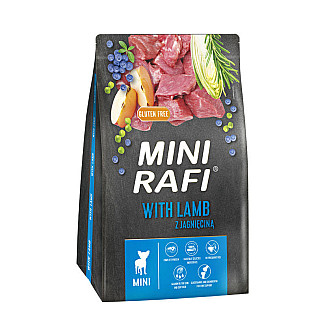 Сухой корм для собак маленьких пород Dolina Noteci RAFI mini с ягненком, 3 кг