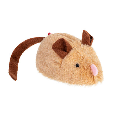 Игрушка для кошек Интерактивная мышка GiGwi speedy Catch искусственный мех