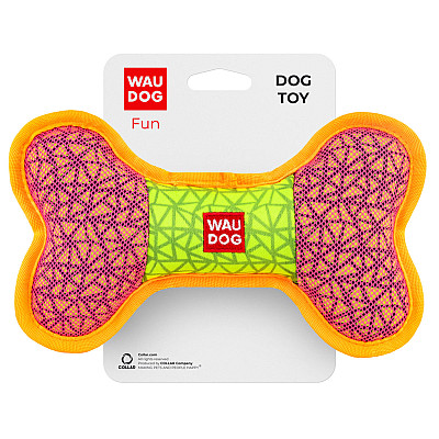 Іграшка для собак WAUDOG Fun "Кістка" рожевий