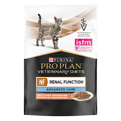 Вологий корм для кішок при при патології нирок Purina Pro Plan Veterinary Diets NF Renal Function Advanced Care з лососем