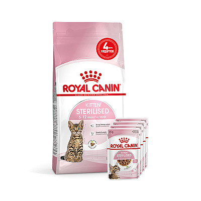 Сухой корм для стерилизованных котят Royal Canin Kitten Sterilised