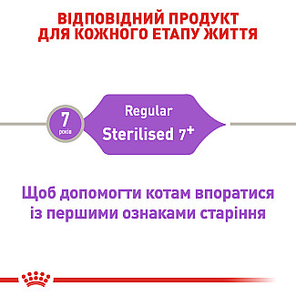 Сухой корм для стерилизованных кошек старше 7 лет Royal Canin Sterilised 7+, 10 кг