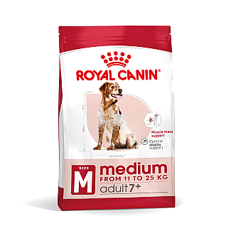 Сухий корм для собак середніх порід старше 7 років Royal Canin Medium Adult 7+, 4 кг