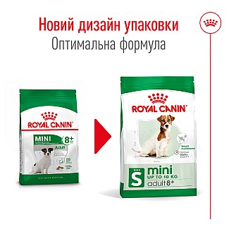 Сухой корм для стареющих собак малых пород Royal Canin Mini Adult 8+ , 800 г