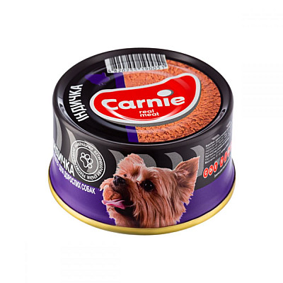 Влажный корм для собак всех пород Carnie мясной паштет 90 г