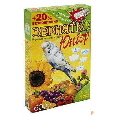 Корм "Зернятко" Юниор (орех,сухофрукты+приз)