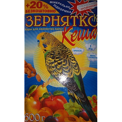 Корм "Зернятко" Кеша (орех,сухофрукты)
