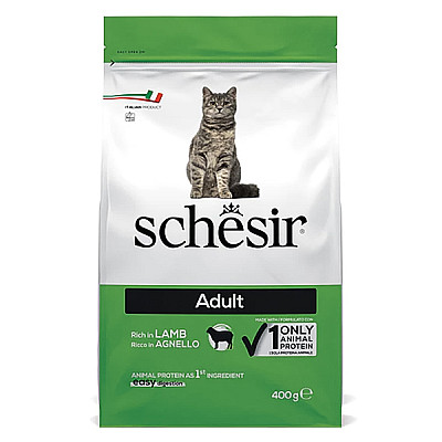 Schesir Cat Adult Lamb ШЕЗИР Дорослий Ягня сухий монопротеїновий корм для котів