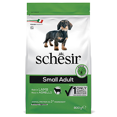 Schesir Dog Small Adult Lamb ШЕЗИР ДОРОСЛИЙ МАЛИХ ЯГНЯТ сухий монопротеїновий корм для собак малих порід
