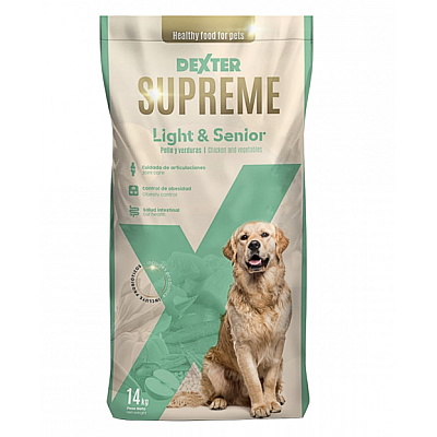Сухий повнораційний корм для літніх собак Dexter (Декстер) Supreme Dog Light/Senior